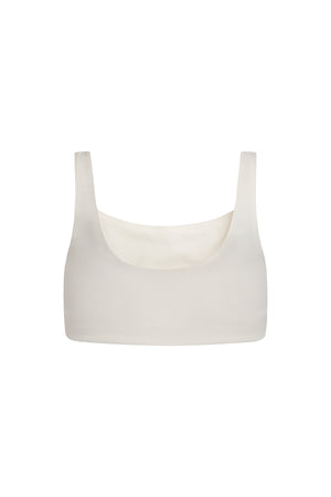Girlfriend Collective Tommy Bra in Ivory