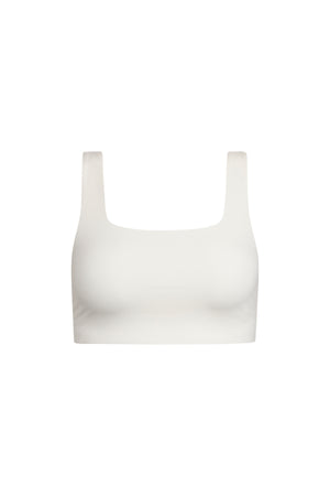 Girlfriend Collective Tommy Bra in Ivory