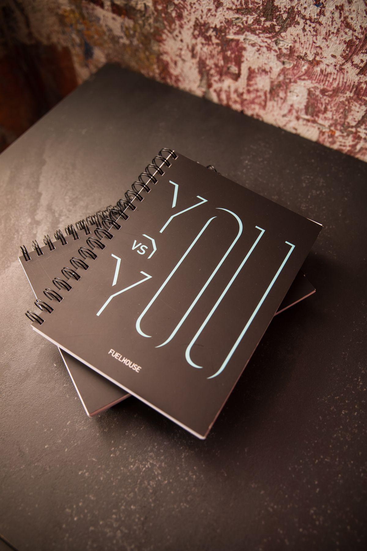 FUELHOUSE Spiral Notebook in Black