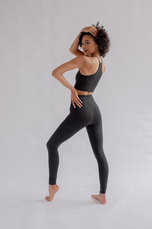 Girlfriend Collective Float Seamless High Rise Legging in Black