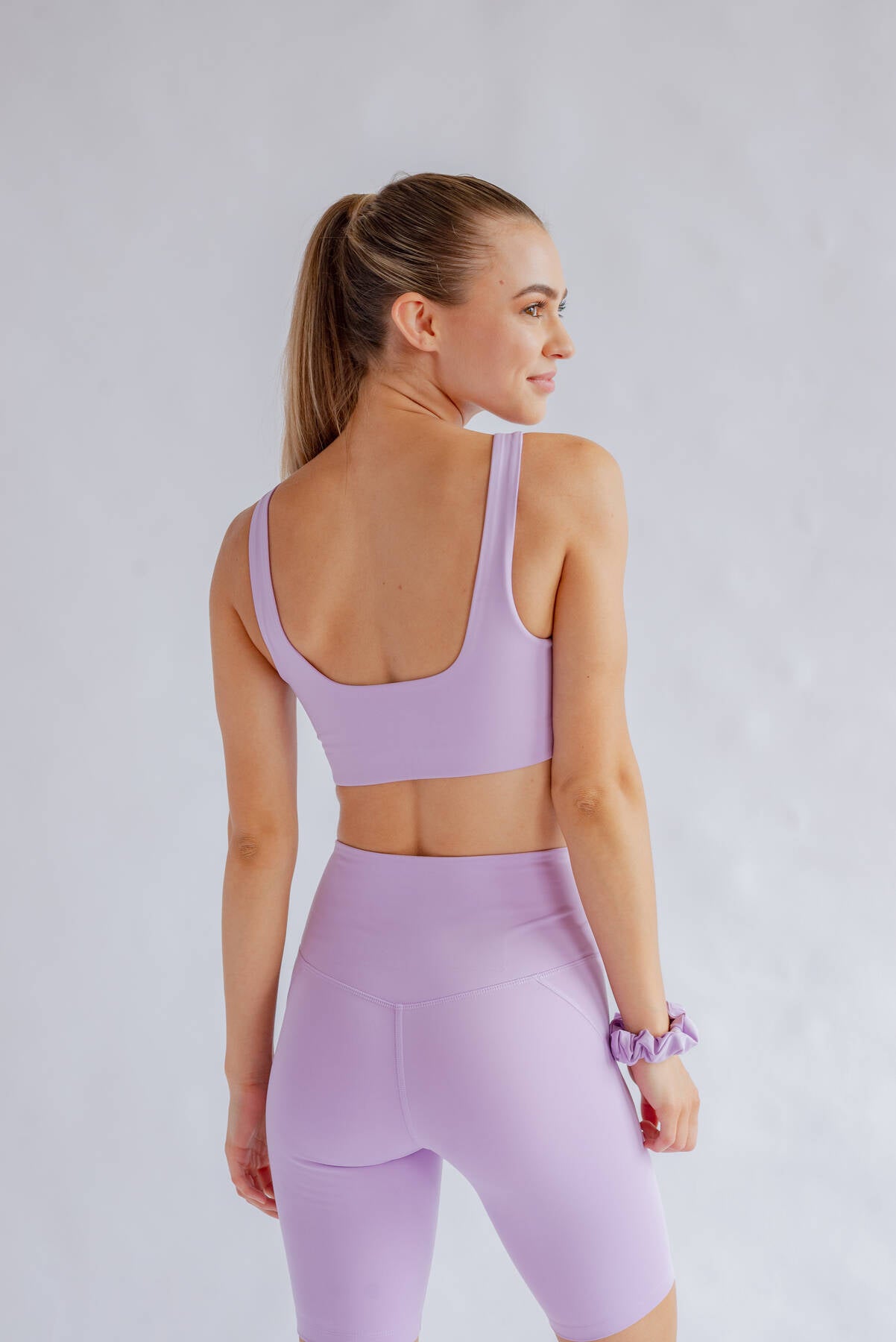 Girlfriend Collective Tommy Bra in Lilac